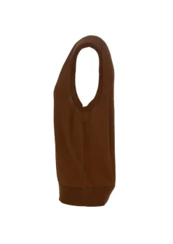 SEMICOUTURE | GILET V-AUSSCHNITT BRAUN Hot