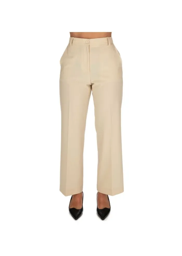 SEMICOUTURE | HOSE GERADEM SCHNITT BEIGE Fashion