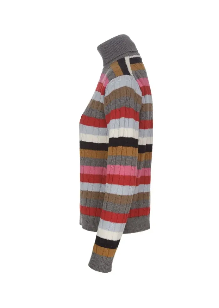 SEMICOUTURE | ROLLKRAGENPULLOVER WOLLE MEHRFARBIG Best