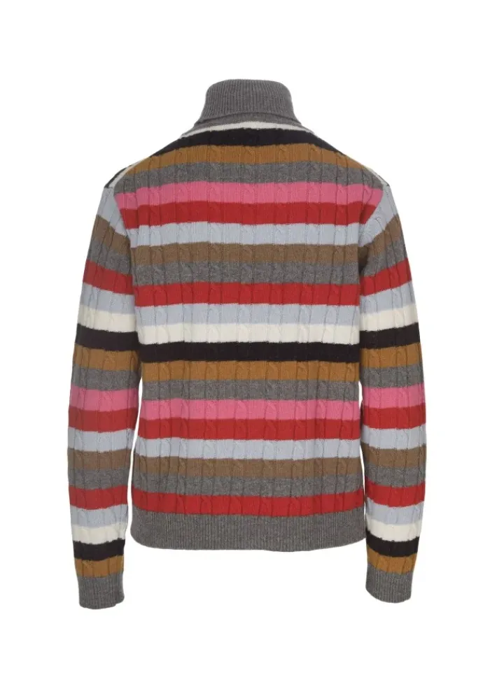 SEMICOUTURE | ROLLKRAGENPULLOVER WOLLE MEHRFARBIG Best