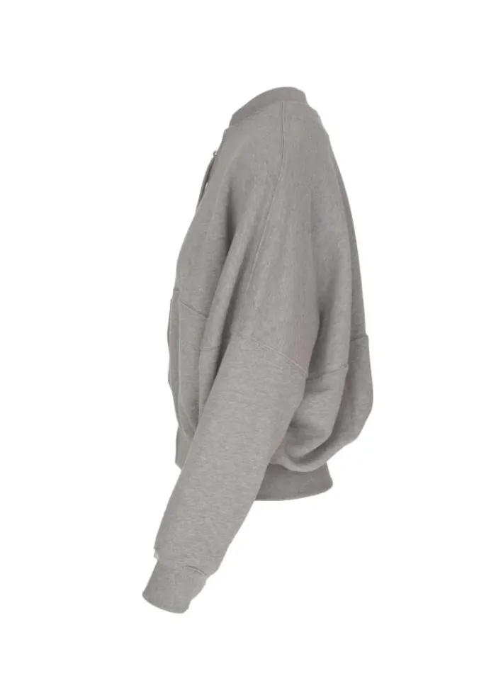 SEMICOUTURE | SWEATSHIRT MIT REISSVERSCHLUSS GRAU Outlet