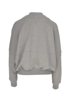 SEMICOUTURE | SWEATSHIRT MIT REISSVERSCHLUSS GRAU Outlet