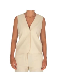SEMICOUTURE | WESTE V-AUSCHNITT BEIGE Discount