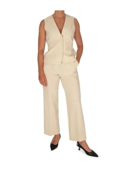 SEMICOUTURE | WESTE V-AUSCHNITT BEIGE Discount