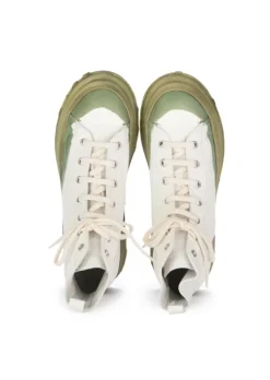 SHOTO | SNEAKER MELODY LAMB WEIß GRÜN Discount