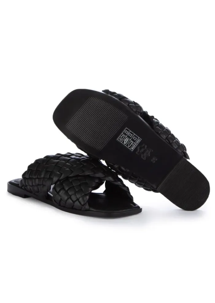 SPAZIO CORRIDONI 1 MILANO | SANDALEN BREITEN RIEMEN SCHWARZ Fashion