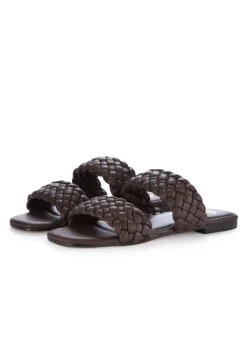 SPAZIO CORRIDONI 1 MILANO | SANDALEN DOPPLEBAND DUNKLEBRAUN Clearance