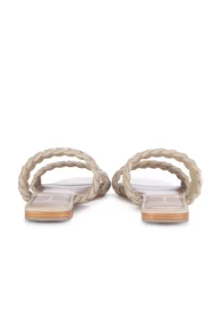 SPAZIO CORRIDONI 1 MILANO | SANDALEN DOPPLEBAND CREMEWEISS Clearance