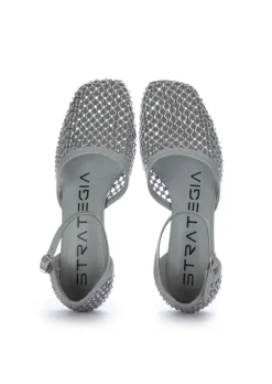 STRATEGIA | PUMPS SHINY ALL OVER STRASS GRAU Online