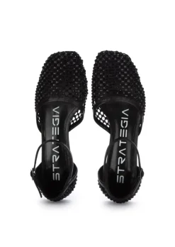 STRATEGIA | PUMPS SHINY ALL OVER STRASS SCHWARZ Discount