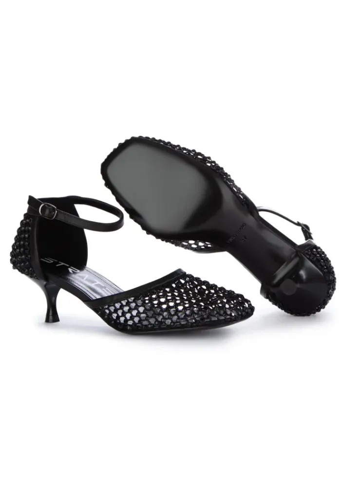 STRATEGIA | PUMPS SHINY ALL OVER STRASS SCHWARZ Discount