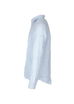 SUN68 | HEMD STRIPE CLASSIC BEACH HELLBLAU WEIß Outlet