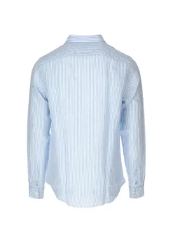 SUN68 | HEMD STRIPE CLASSIC BEACH HELLBLAU WEIß Outlet