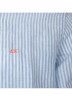 SUN68 | HEMD STRIPE CLASSIC BEACH HELLBLAU WEIß Outlet