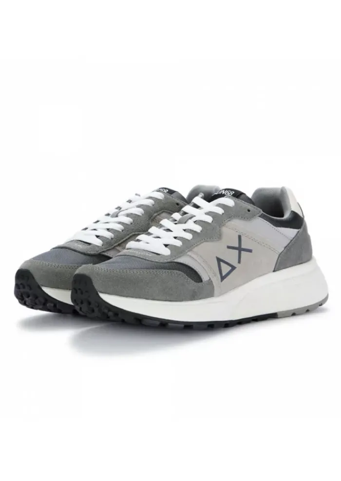 SUN68 | HERRENSNEAKERS DADDY 34 GRAU ERSATZSCHNÜRSENKEL Outlet
