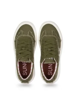 SUN68 | SNEAKER JUNO CANVAS GRÜN Hot