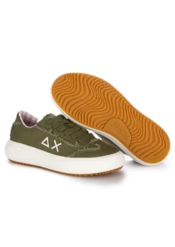 SUN68 | SNEAKER JUNO CANVAS GRÜN Hot