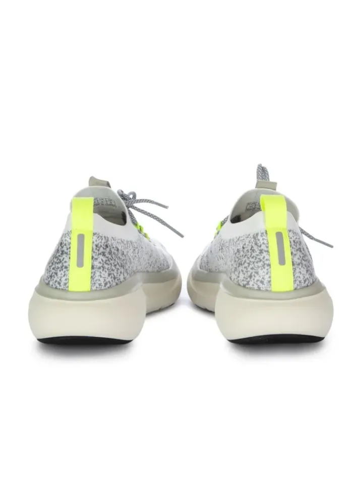 SUN68 | SNEAKER JUPITER KNIT WEIß GELB FLUORESZIEREND Sale