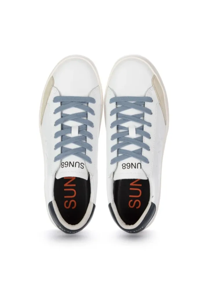 SUN68 | SNEAKER STREET LEATHER WEIß Best