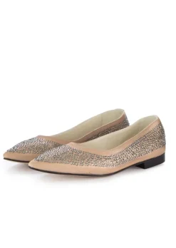 TON GOUT | BALLERINAS TINNA POLVERE MEKONG STRASS BEIGE Fashion