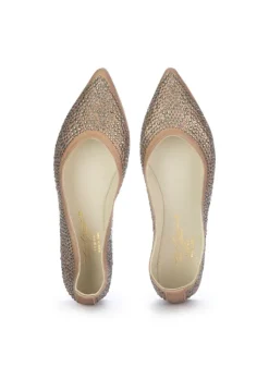 TON GOUT | BALLERINAS TINNA POLVERE MEKONG STRASS BEIGE Fashion