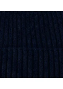 RIVIERA CASHMERE UNISEX MÜTZE "COSTA" RIVIERA | 100% KASCHMIR BLAU New