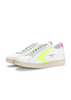 VALSPORT 1920 | SNEAKERS TOURNAMENT MIX NAPPA WEIß GELB Fashion