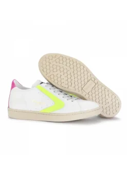 VALSPORT 1920 | SNEAKERS TOURNAMENT MIX NAPPA WEIß GELB Fashion