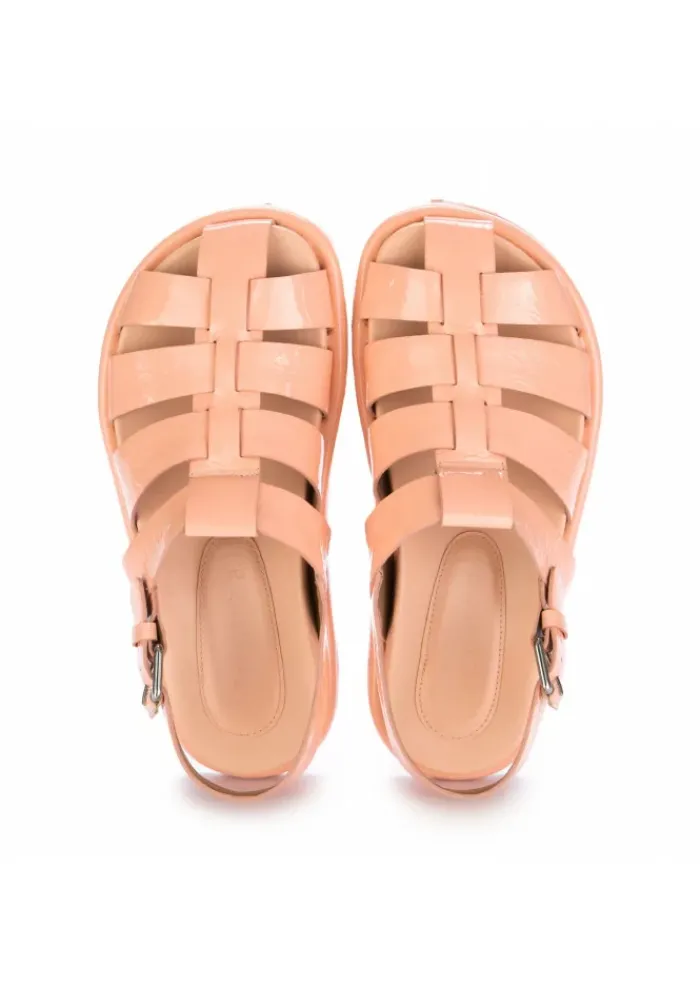 VICENZA | SANDALEN CAGED DESIGN LEDER LACHSROSA Best
