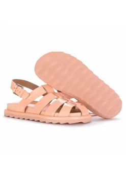 VICENZA | SANDALEN CAGED DESIGN LEDER LACHSROSA Best