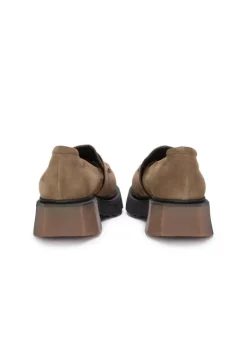 VICOLO 8 | CHUNKY LOAFERS WILDLEDER BRAUN Discount
