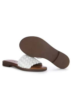 VUEVA | SANDALEN GEFLOTCHEN RIEMEN WEIß Outlet