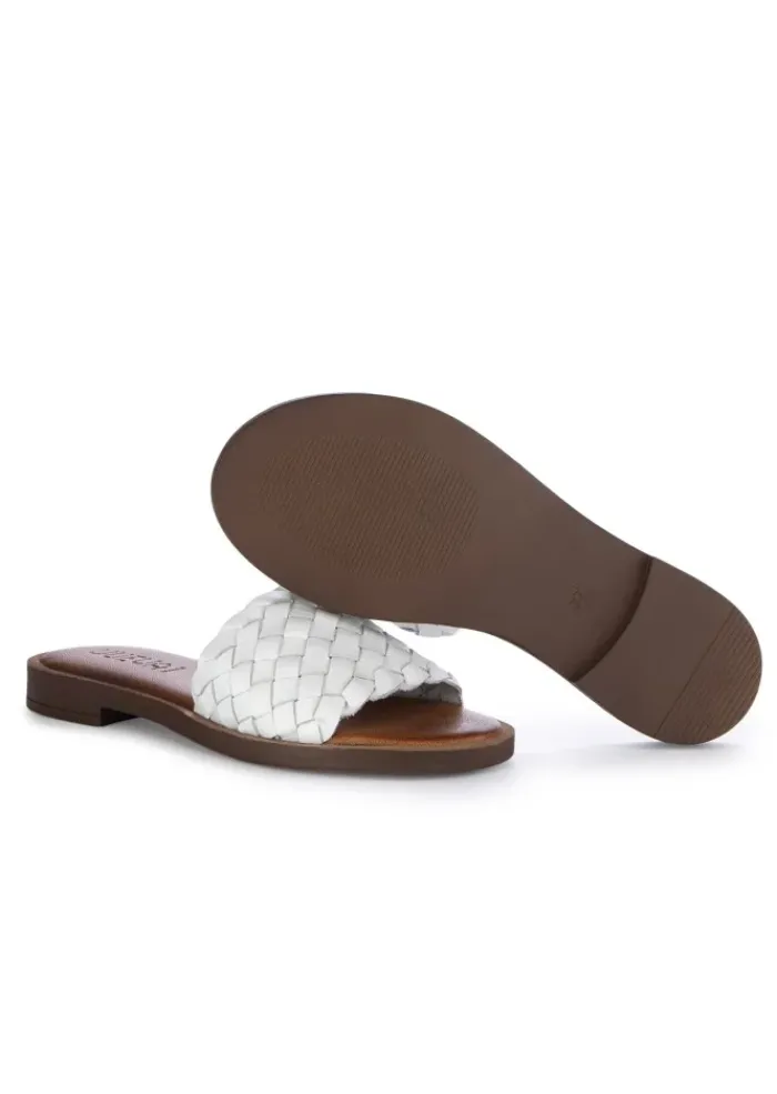 VUEVA | SANDALEN GEFLOTCHEN RIEMEN WEIß Outlet