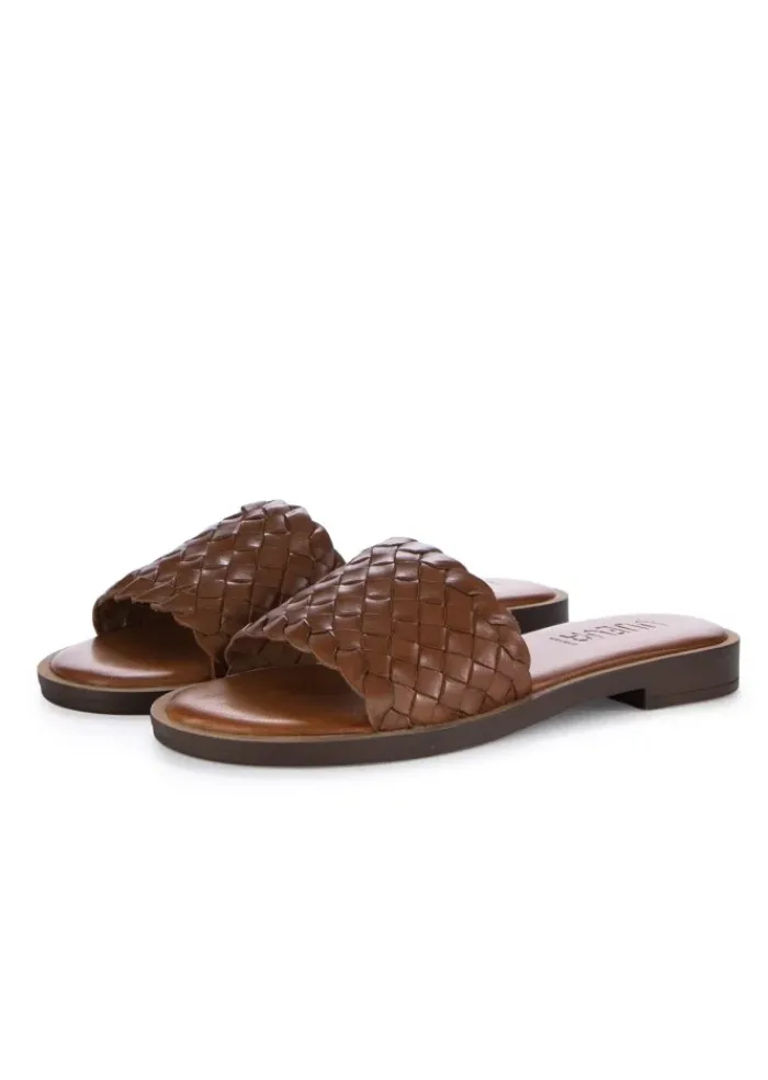VUEVA | SANDALEN GEFLOTCHEN RIEMEN BRAUN Online