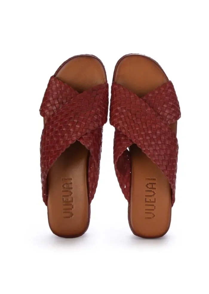 VUEVA | SANDALEN TERRA BURGUND New