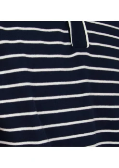 WOOL & CO WOOL & CO | POLOSHIRT QUERSTREIFEN BLAU WEIß Fashion