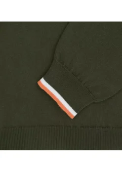 WOOL & CO WOOL & CO | PULLOVER BAUMWOLLE GRÜN Sale