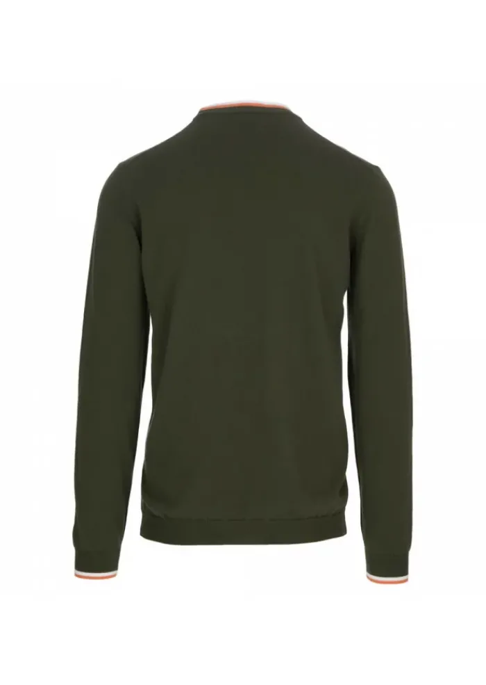 WOOL & CO WOOL & CO | PULLOVER BAUMWOLLE GRÜN Sale