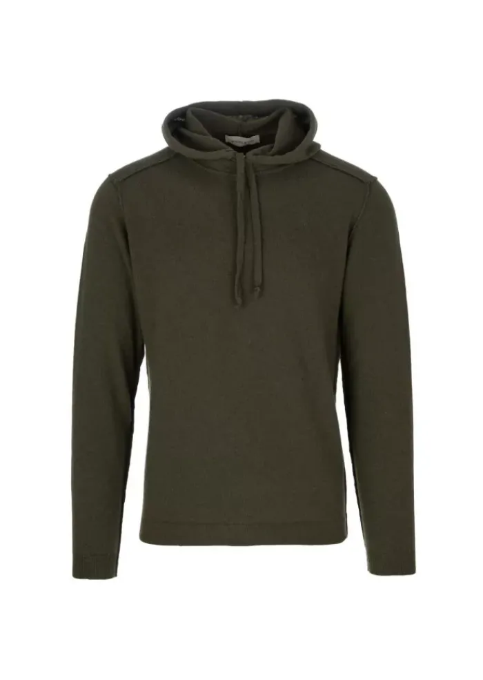 WOOL & CO WOOL & CO | PULLOVER KAPUZEN GRÜN Discount