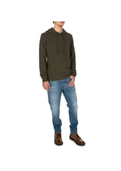 WOOL & CO WOOL & CO | PULLOVER KAPUZEN GRÜN Discount
