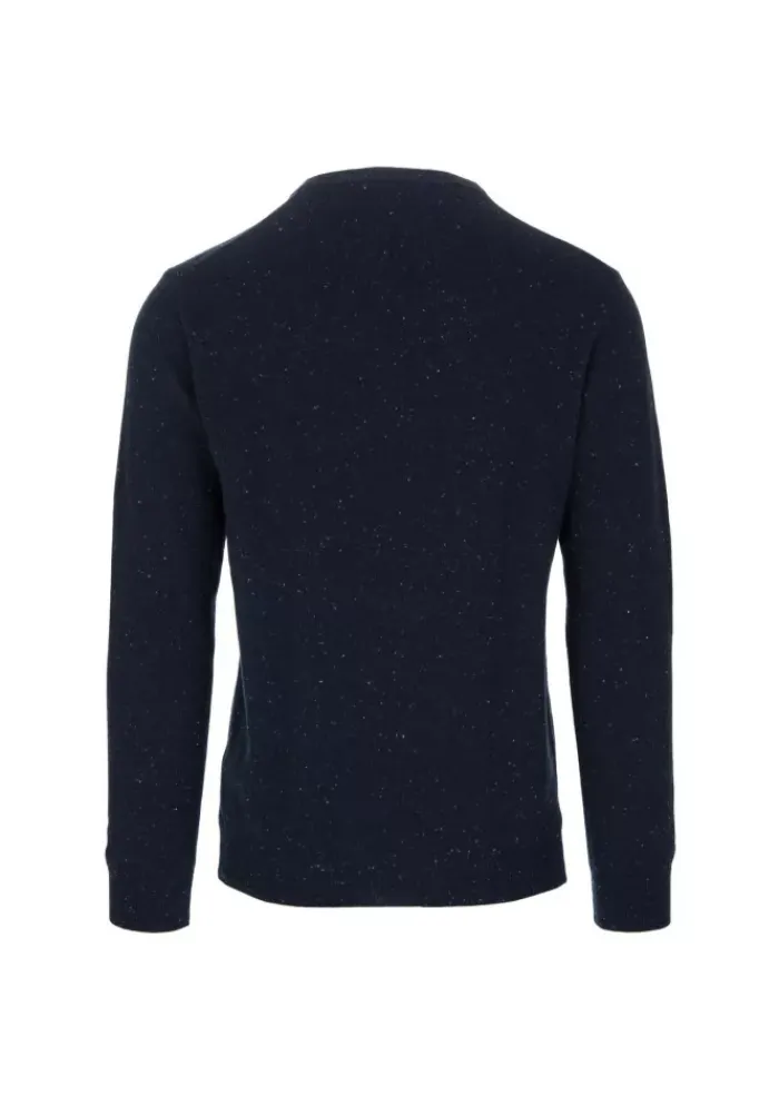 WOOL & CO WOOL & CO | PULLOVER RUNDHALS GEPUNKT BLAU Fashion