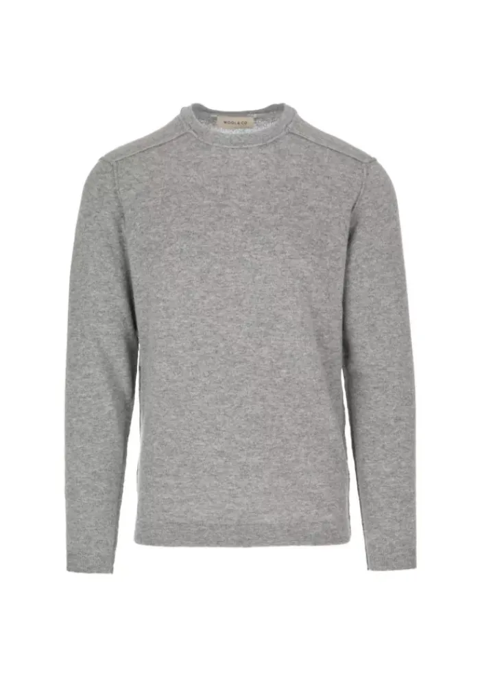 WOOL & CO WOOL & CO | PULLOVER WOLLE VISKOSE GRAU Best