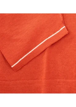 WOOL & CO WOOL & CO | T-SHIRT RUNDHALSAUSSCHNITT ORANGE Outlet