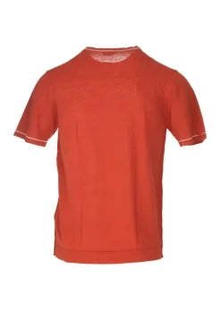 WOOL & CO WOOL & CO | T-SHIRT RUNDHALSAUSSCHNITT ORANGE Outlet