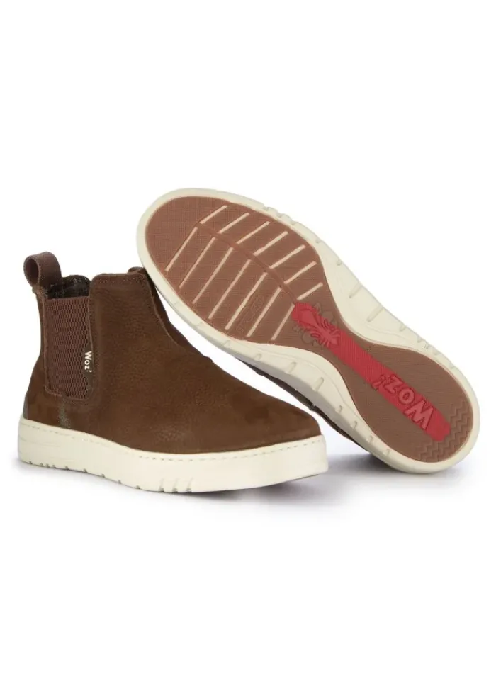 DERNA WOZ? | CHELSEA STIEFEL DAVID GRIP NABUCK BRAUN Hot